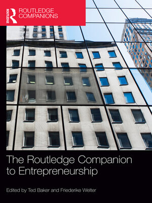 cover image of The Routledge Companion to Entrepreneurship